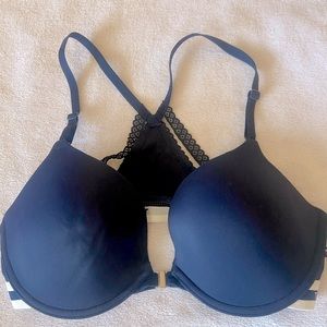 Tommy Hilfiger Intimates | Brand New Navy Blue Push Up Racerback Bra l Size 36C
